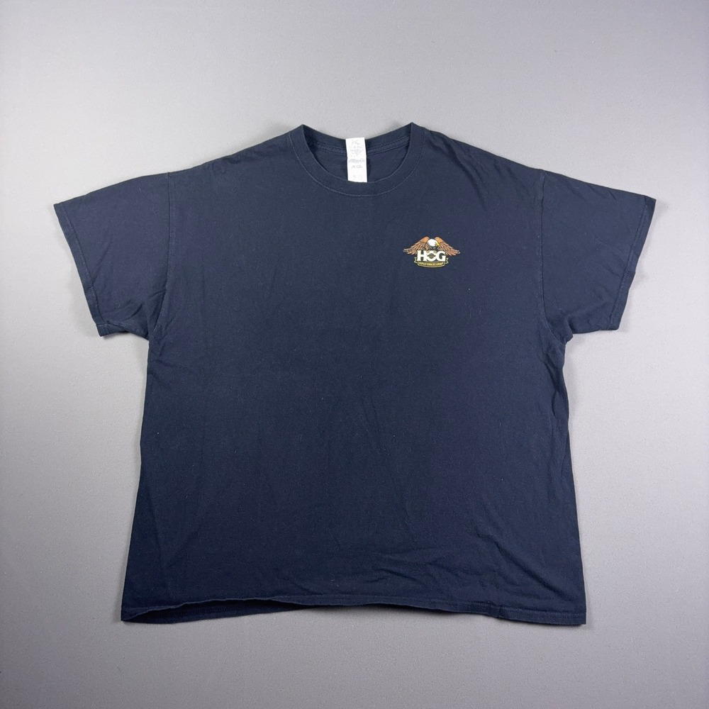 Harley Davidson HOG Official Riding Club Graphic T-Shirt Black XL Eagle Logo